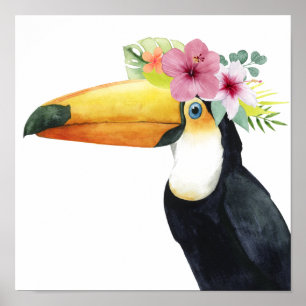 Tropische Halo - Toucan Poster