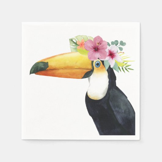 Tropische Halo - Toucan Servet (Voorkant)
