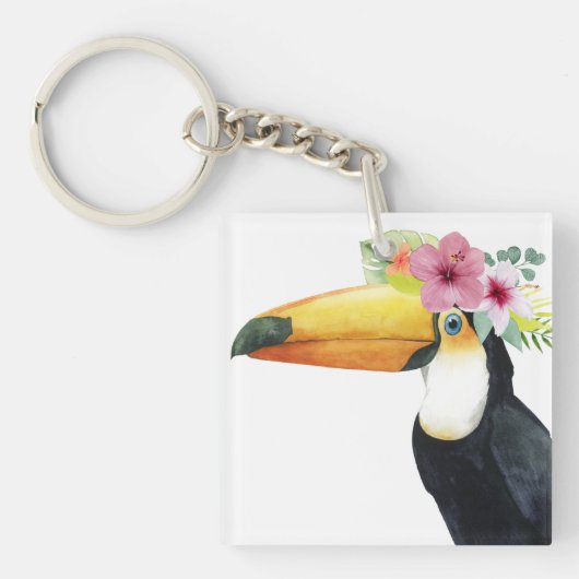 Tropische Halo - Toucan Sleutelhanger (Voorkant)