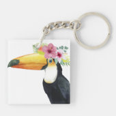 Tropische Halo - Toucan Sleutelhanger (Achterkant)