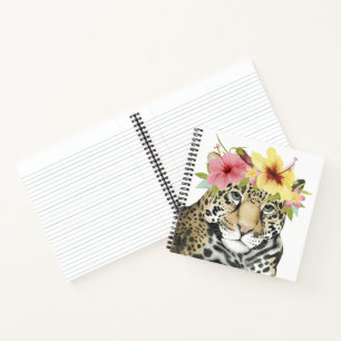 Tropische halo  Zoete Cheetah Notitieboek