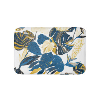 Tropische Hand getrokken: Creatief Naadloos Patroo Badmat