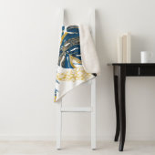 Tropische Hand getrokken: Creatief Naadloos Patroo Sherpa Deken (In situ)