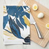 Tropische Hand getrokken: Creatief Naadloos Patroo Theedoek (Quarter Fold)