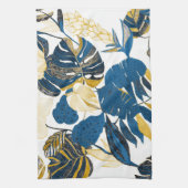 Tropische Hand getrokken: Creatief Naadloos Patroo Theedoek (Verticaal)