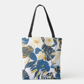 Tropische Hand getrokken: Creatief Naadloos Patroo Tote Bag (Achterkant)