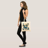 Tropische Hand getrokken: Creatief Naadloos Patroo Tote Bag (Voorkant (model))