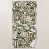 Tropische handdoeken met palmbomen (Voorkant)