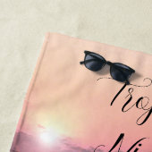 Tropische handdoeken voor zonnestralen (In situ)