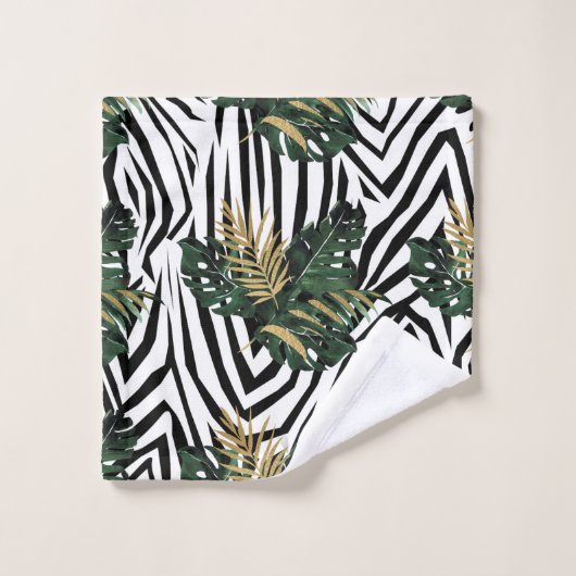 Tropische handdoekset Zebra Bad Handdoek