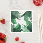 Tropische handpalm print servetten (Insitu)