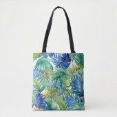 Tropische handpalmen Canvas tas (Voorkant)