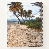 Tropische handpalmen en handpalmen personaliseren notitieboek (Achterkant)