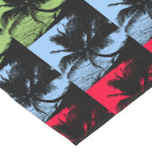 Tropische handpalmen Ontwerppatroon Korte Tafelloper (Hoek)