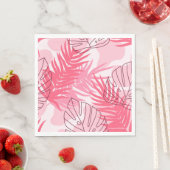 Tropische handpalmen papieren servetten (Insitu)