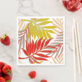 Tropische handpalmen papieren servetten (Insitu)