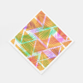 Tropische handpalmen papieren servetten (Hoek)