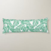 Tropische handpalmen Print Body kussen (Achterkant)