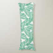 Tropische handpalmen Print Body kussen (Voorkant Verticaal)