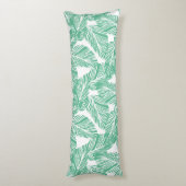 Tropische handpalmen Print Body kussen (Achterkant (Verticaal))