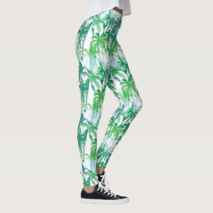 Tropische handpalmen Print Vrouwen Leggings