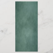 Tropische handpalmen | Waterverf Beach Bruiloft Me Menu (Achterkant)