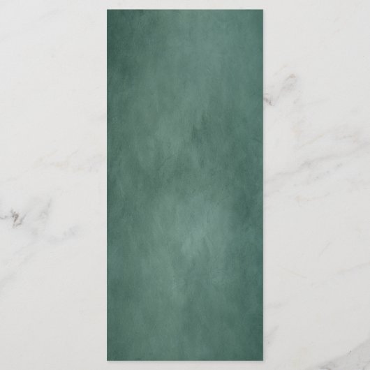 Tropische handpalmen | Waterverf Beach Bruiloft Me Menu (Achterkant)