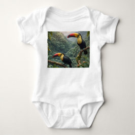 Tropische Harmonie: Twee Toekans in het Bladerdak Romper