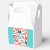 Tropische harten & bloemen Valentijn's Day Bedankdoosjes (Geopend)