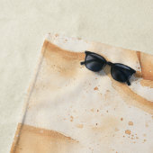 Tropische Harten in het Zandstrand Strandlaken (In situ)