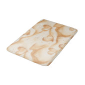 Tropische harten in zandstrand   badmat (Gekanteld)