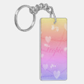 Tropische Hartketting Glow Sleutelhanger (Voorkant Links)