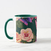 Tropische Haven: Floral en Bird Design Mok (11 oz) (Links)