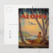  tropische Hawaï Aloha Briefkaart (Voorkant / Achterkant)