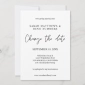 Tropische Hawaiaanse Bloemige Ananas Datum Vervang Kaart (Achterkant)