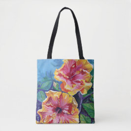 Tropische Hawaïaanse hibiscus Tote Bag