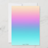 Tropische Hawaiaanse Luau Uitnodiging (Achterkant)