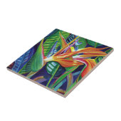 Tropische Hawaïaanse paradijsvogel Tegeltje (Zijkant)