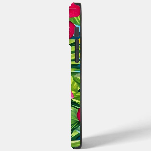 Tropische Hawaïaanse print iphone case (Achterkant / Links)
