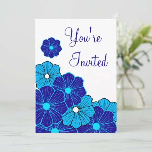 Tropische Hawaïaanse uitnodiging (Staand voorkant)