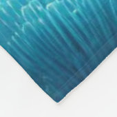 Tropische/Hawaii kleurrijke onderwater dolfijn Fleece Deken (Hoek)