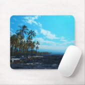 Tropische Hawaii landschap mousepad Muismat (Met muis)