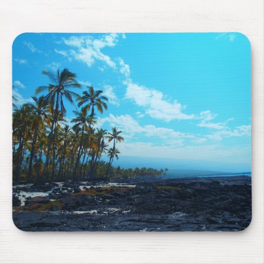Tropische Hawaii landschap mousepad Muismat (Voorkant)