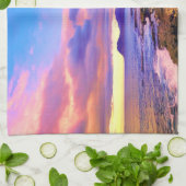 Tropische Hawaii Seashore Sunset Theedoek (Gevouwen)