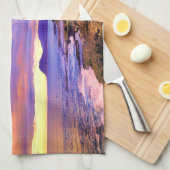 Tropische Hawaii Seashore Sunset Theedoek (Quarter Fold)