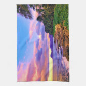 Tropische Hawaii Seashore Sunset Theedoek (Verticaal)