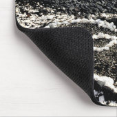 Tropische Hawaii Zwart Zand Strand Koraal Liefde H Muismat (Hoek)