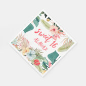 Tropische Hawaiiaanse 16e verjaardag Servet (Hoek)