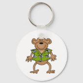 Tropische Hawaiiaanse aap Sleutelhanger (Voorkant)