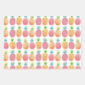 Tropische Hawaiiaanse ananaspalm Aloha Inpakpapier Vel (Voorkant)